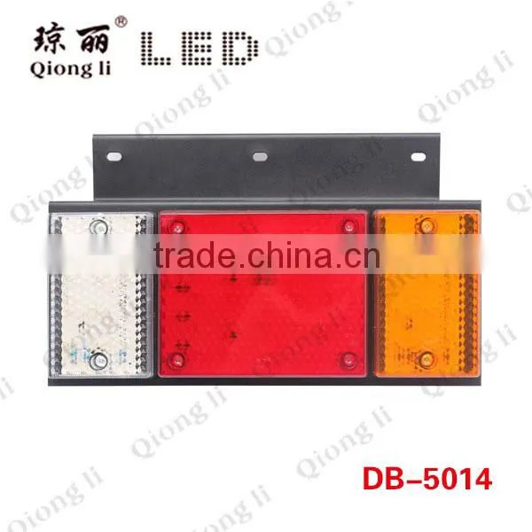 12v 24v steel plated stop turn function ISUZU led tail light