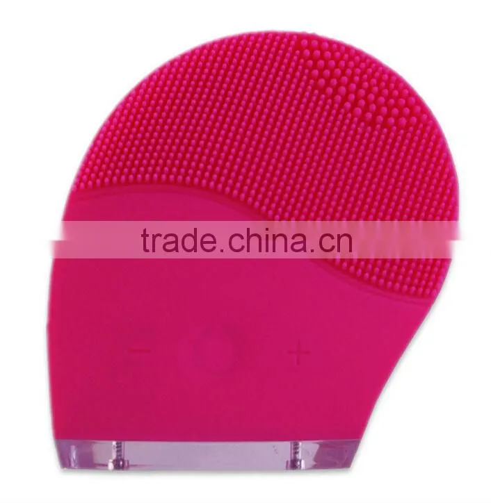 Colorful face lift solicone facial brush, face massage beauty equipment