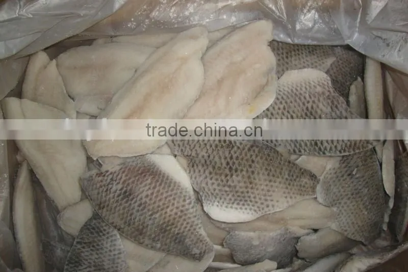 Frozen Tilapia fillet fish skinless, boneless, PBO, chemical free