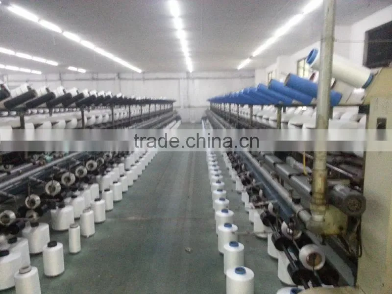 polyester spandex 75/30 covering/polyester crimp elastic yarn knitting weaving use
