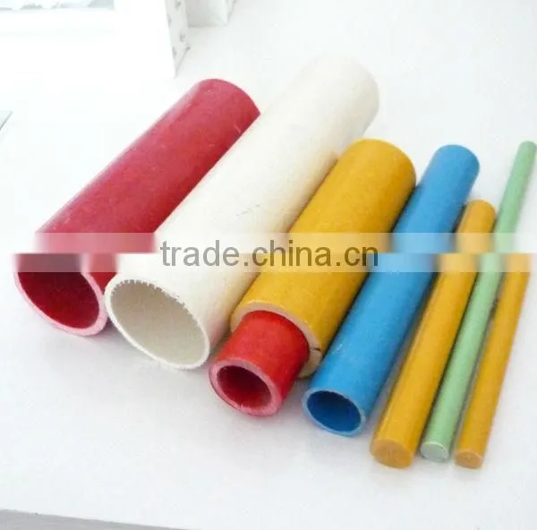 High strength Pultruded Glass Fiber Tube, FRP fiberglass reinforcing tube