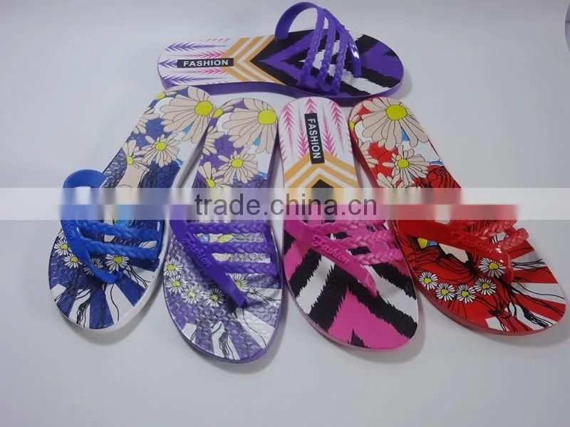 2016 XSD PVC PCU Ladies fashion flipflops Slippers