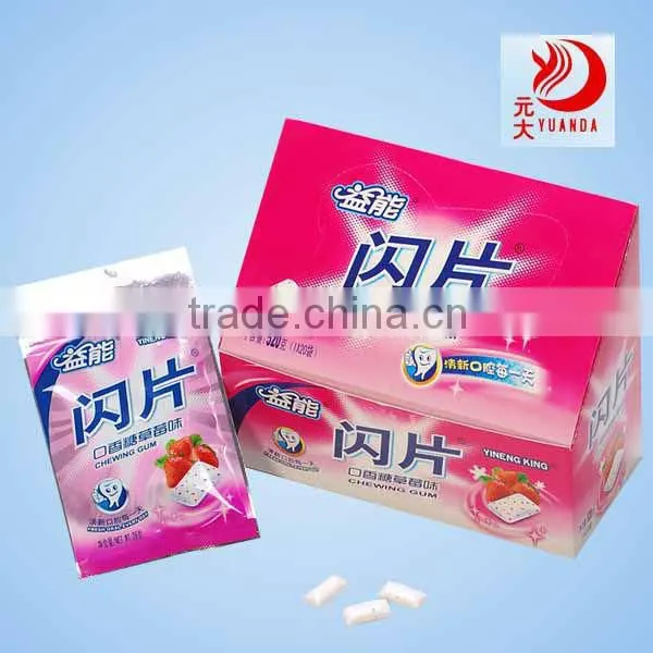 fruit strawberry bubble gum