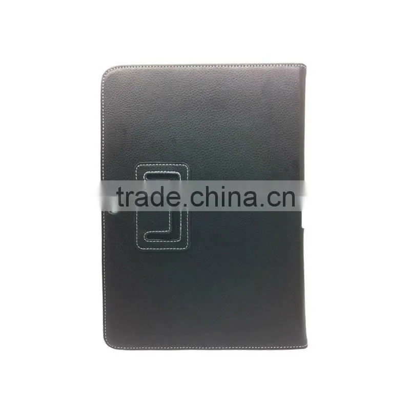 PU Leather Case Cover With Stand for SAMSUNG GALAXY TAB 2 10.1 P5100 Black NEW