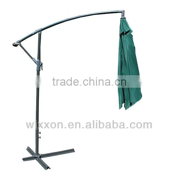 Patio Sunshade,Patio Umbrella, Patio Parasol, Patio Bumbersol,Banana Umbrella,Banana Parasol With Crank&Cross Stand Base