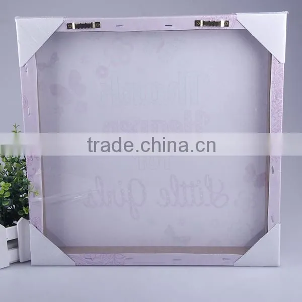 artificial pink theme girls room decoration canvas printing