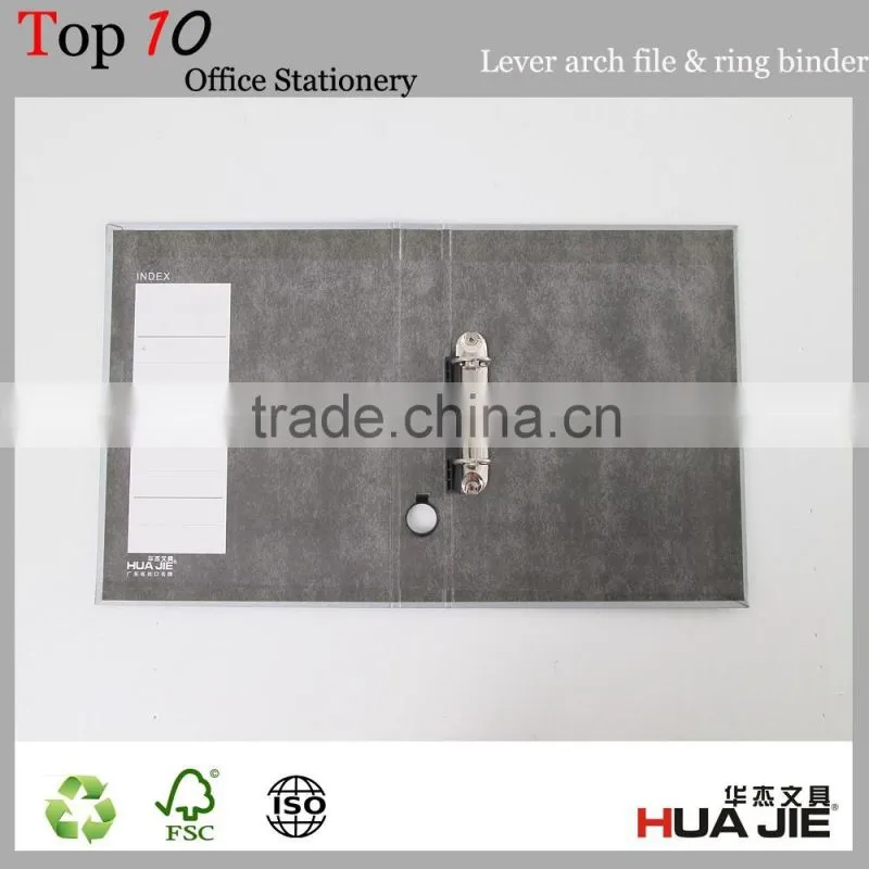 PVC cardboard lever arch file folder 2 ring binder