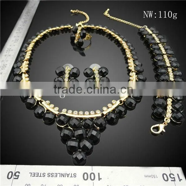 2014 popular resin jewelry sets new model for African women