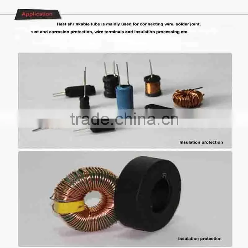 Colorful Halogen Free Insulating sleeve Heat Shrink Tubing