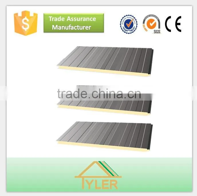 Construction material 50mm Polyurethane foam PU sandwich panel price