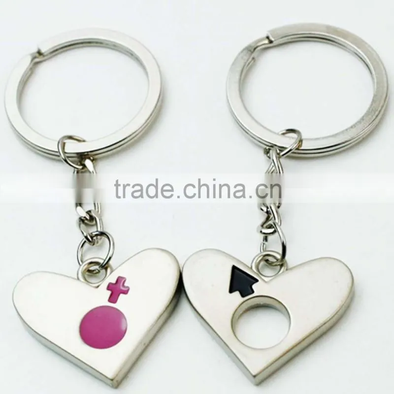 Custom shaped Keychain promotional high quality metal skull 3d keychain