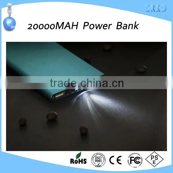 Fashionable aluminium alloy 8000mah power bank