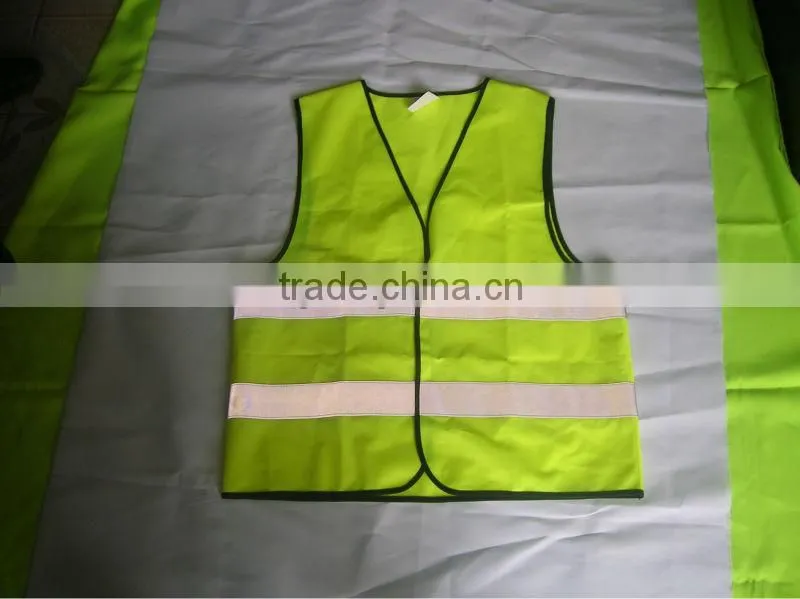 High brightness 3m reflective yellow Safety Jacket