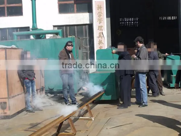 barbecue charcoal machine/wood charcoal making machine