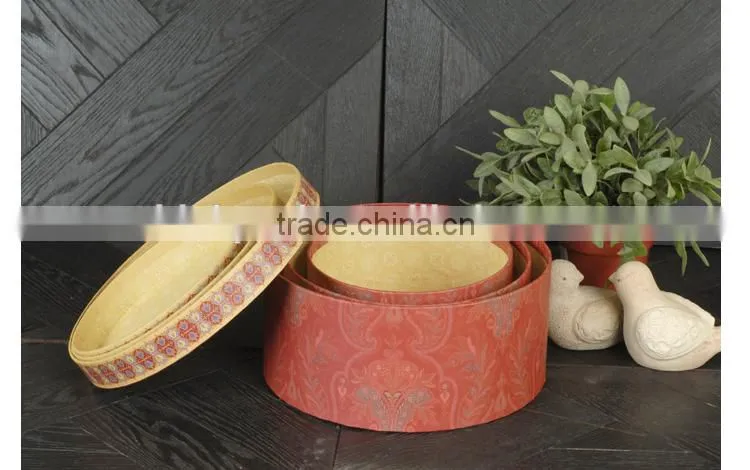 Wholesale Cheap Custom Made Round Paper Gift Boxes