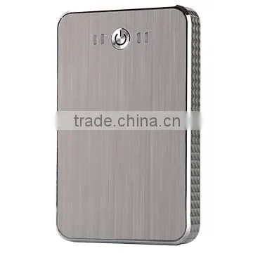 8000mAh polymer power bank with LED flashlight function dual USB