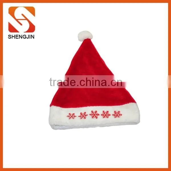 SJ-6902 LED Christmas Hat Flashing Santa Cluas Hat With Light