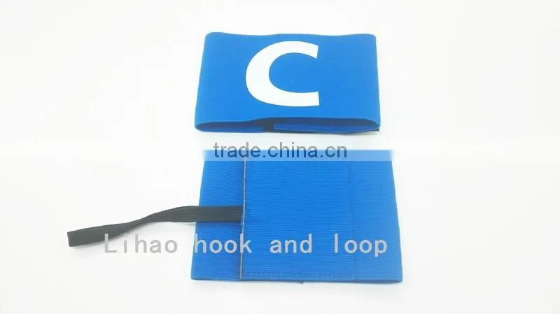 Polyester and elastic thread material soccer captain armband