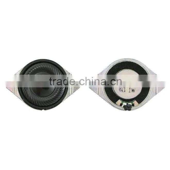 28mm 8ohm 1.0W compact mylar speaker with mounting holes