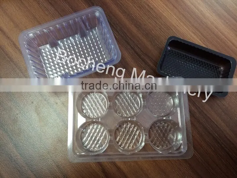 High Speed Automatic Plastic Rectangular Container Thermoforming Machine