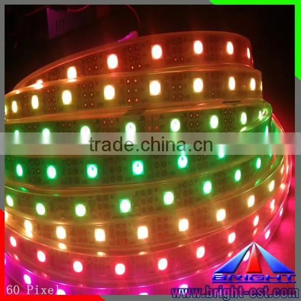 DMX Addressable RGB LED Strip,60leds/m SMD5050 20-22LM/LED Emitting LED Strip
