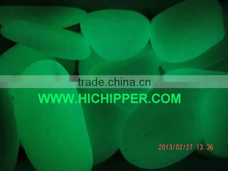 Glow in Dark Glass Chips for Decoration