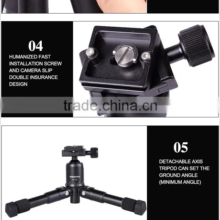 Mini tripod camera photo tripod with panoramic head for photography