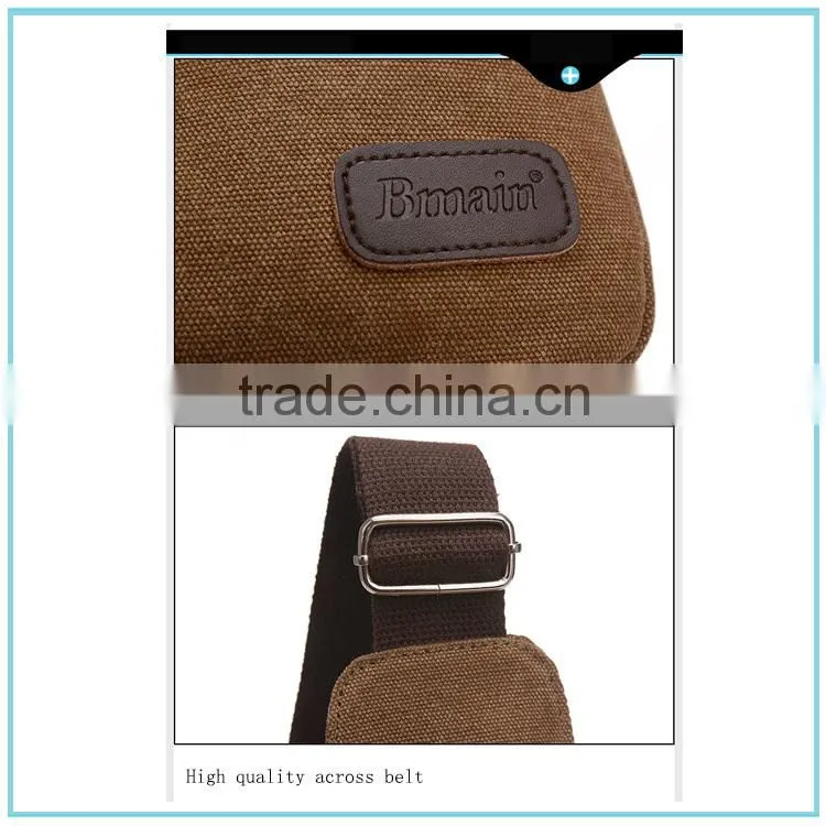New Canvas Bag Messenger Shoulder Men Bag sport Chest Bag