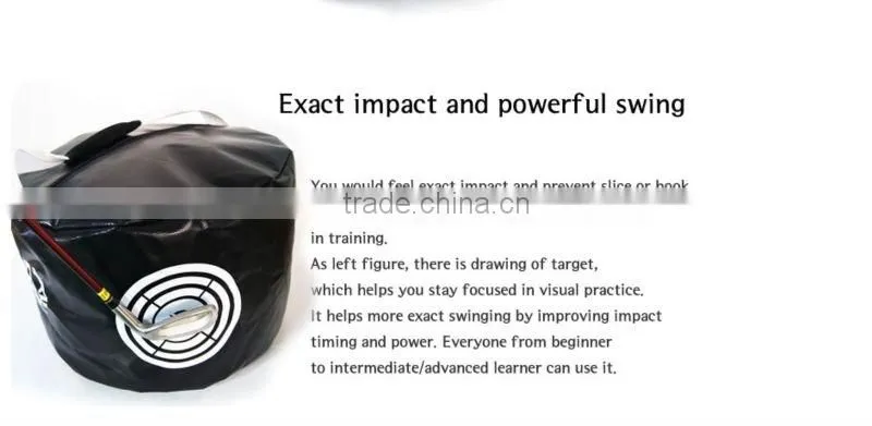 new design power driving golf impact guide bag golf power bag