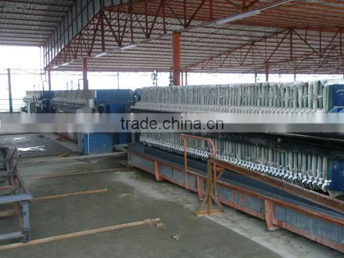 quality automatic plate separation membranes filters press used in the coal/mining