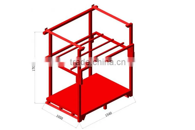 Warehouse stack racking system for storage