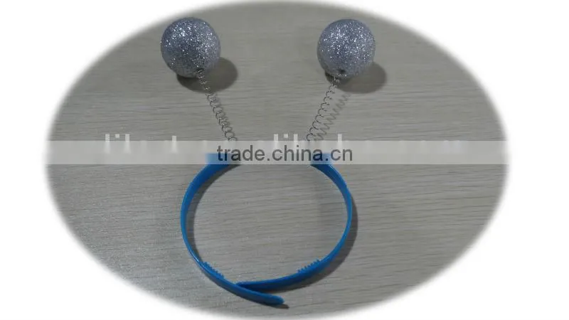Head boppers with glitter ball & OEM accepted