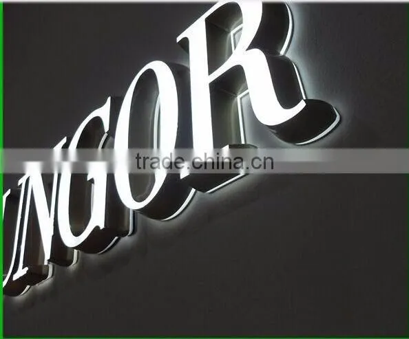 acrylic led sign boards, backlit business signs With Different size