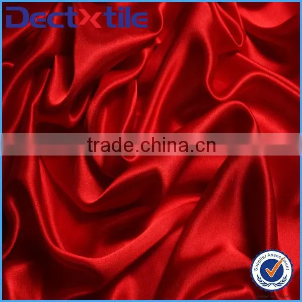red strapless satin ball gown prom dress wedding dresses made in China