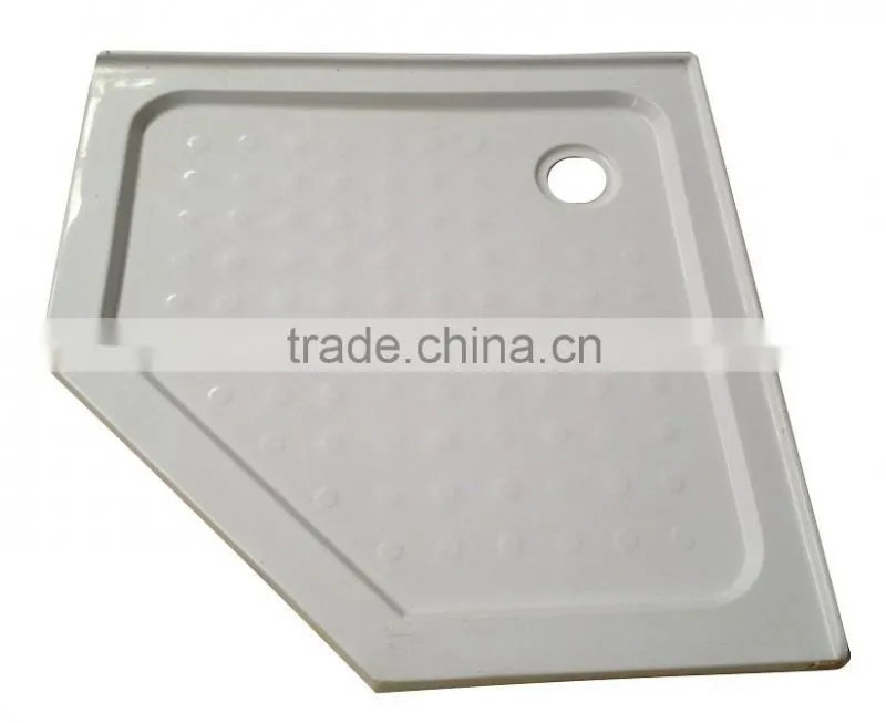 cUPC tile flange shower tray,800x800 acrylic shower tray,corner shower base