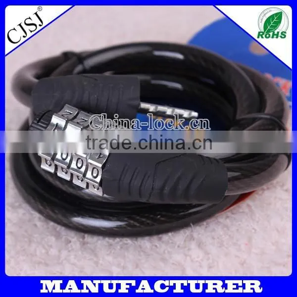 Hot sale 60cm combination bike cable lock