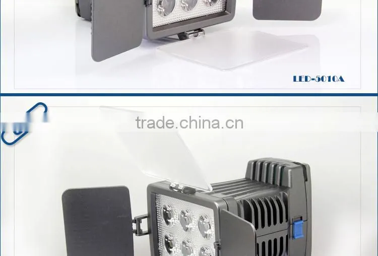 China supplier LED-5010A 6 led bulbs led video lamp for Canon dslr 7D Mark II