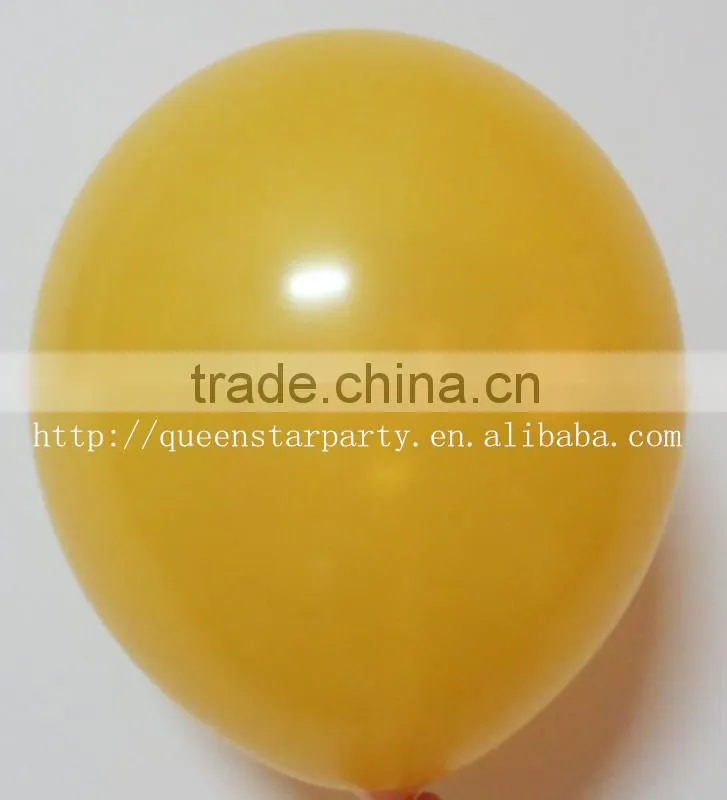 Standard color party balloon lemon