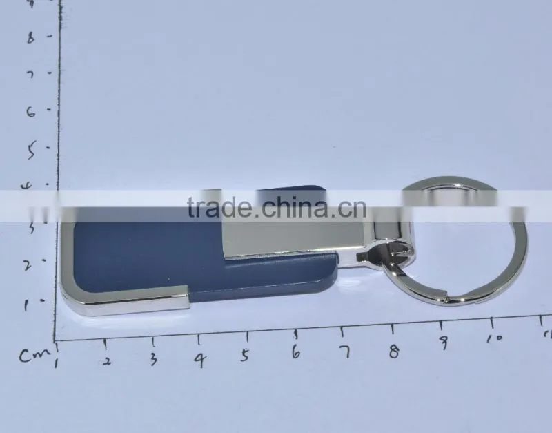 2016 exhibiton new metal key chain key ring for painting color