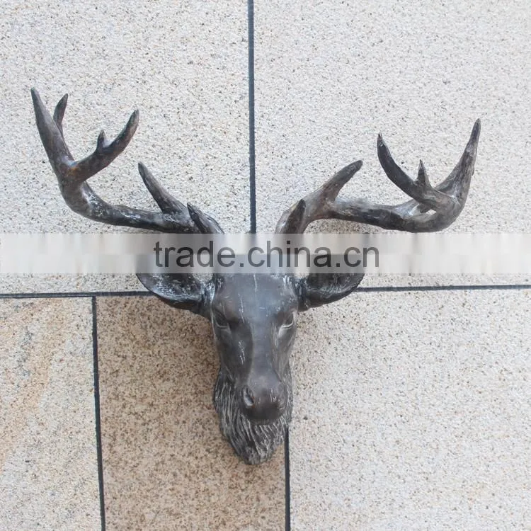 Resin craft good quality home decoration deer head