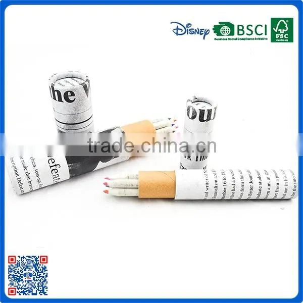 7' new style reycle color pencil in box for promotion gifts