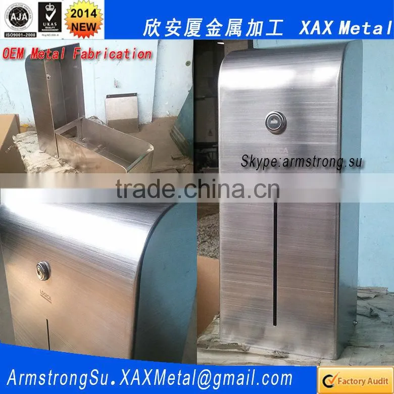 XAX34TD per customer drawing washrooms accessory Recessed Toilet Tissue Dispenser