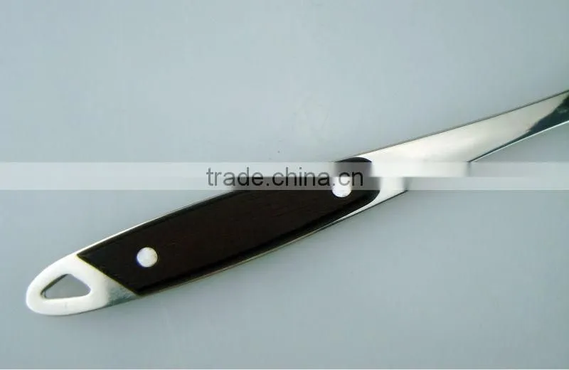 New design stainless steel wooden handle kitchen tool set