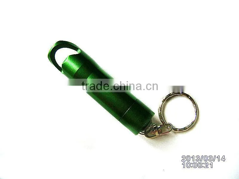 Aluminum 3 LED Key Chains with opener