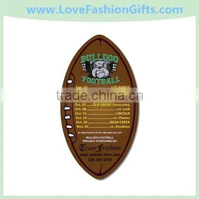 Magnet - Football Topper Shape Rectangle (3.25x5.75) - 20 mil.