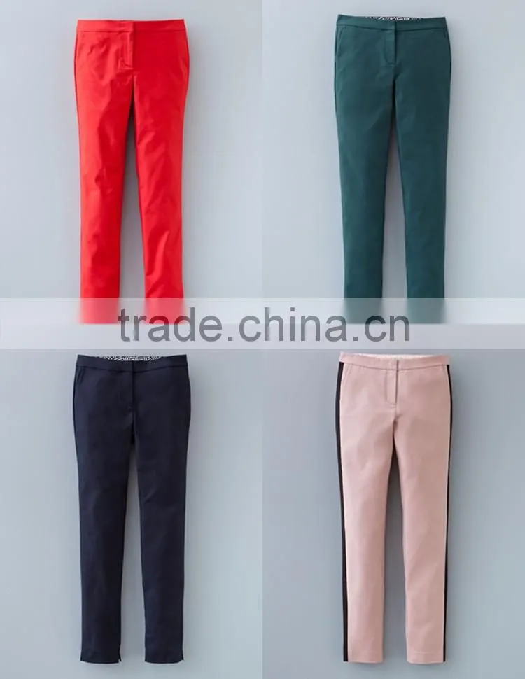 American style casual pants women, wholesale indian anycolor pants