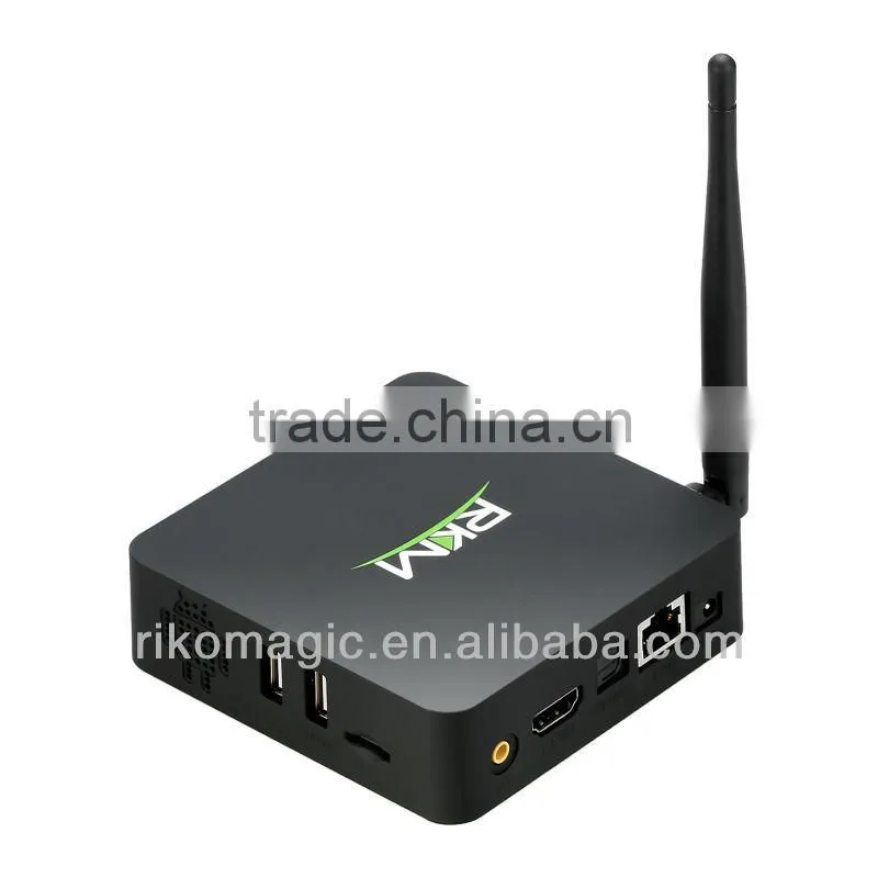 Rikomagic quad core android 4.4 smart MINI PC Webcam 5 Million Pixels, 2GB DDR3 8G/16G Flash,5 million pixels camera