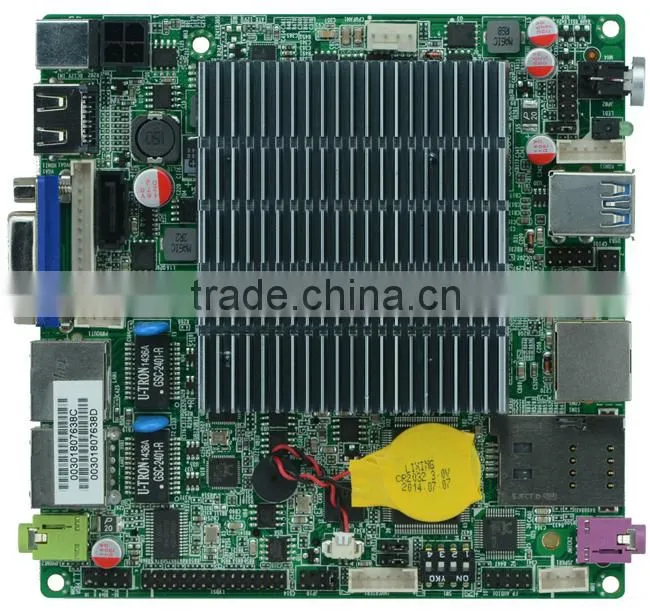 ITX-N29_2L with 12*12 Bay trail Dual Lan Quad Core Mainboard J1900 nano itx motherboard OEM