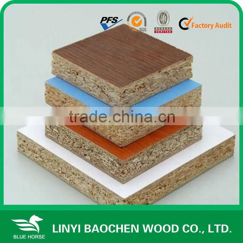 chipboard with melamine paper face for decoration