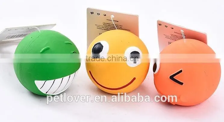 New expressions ball pet sound toy non-toxic to chew